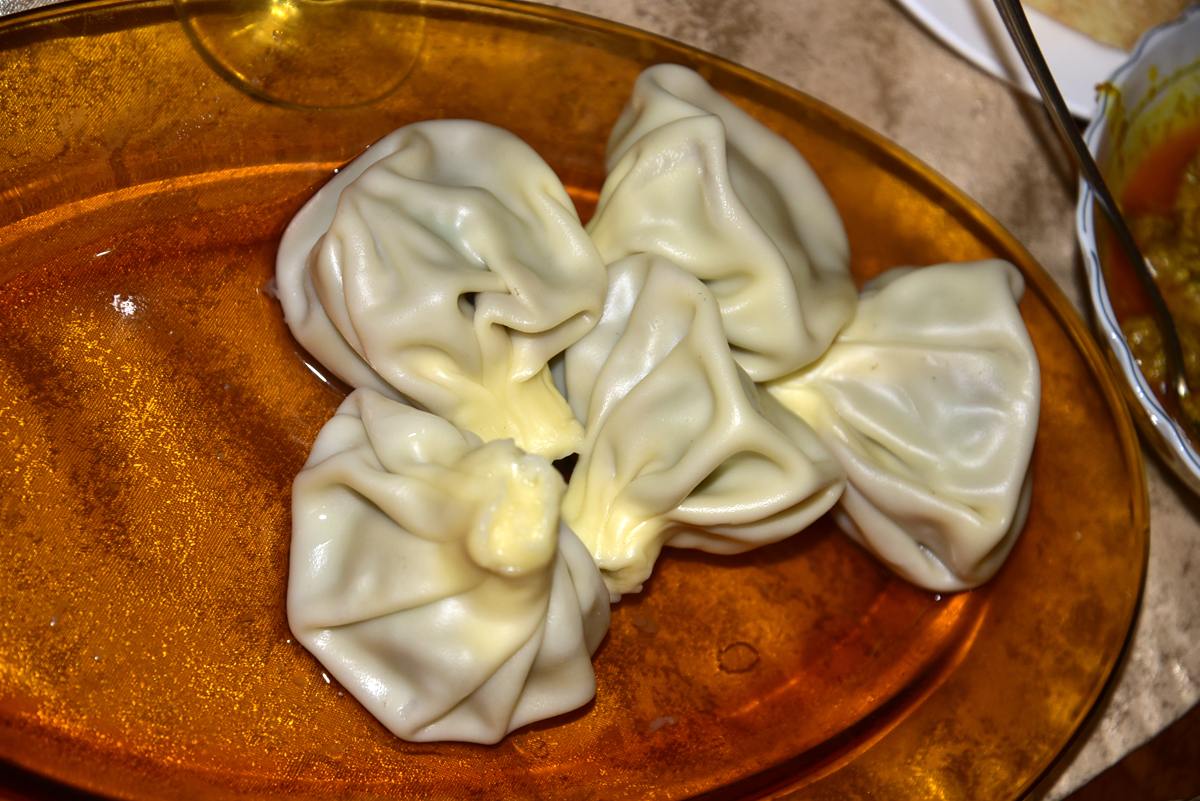 Хинкали - национальное блюдо грузинской кухни.