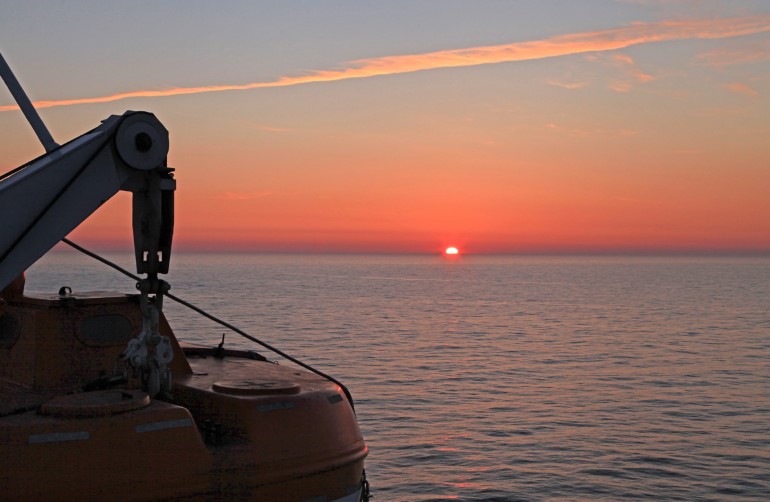 Закат на Балтийском море, фото Борис Палтусов