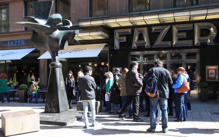 Хельсинки. Кафе-кондитерская FAZER, фото Борис Палтусов