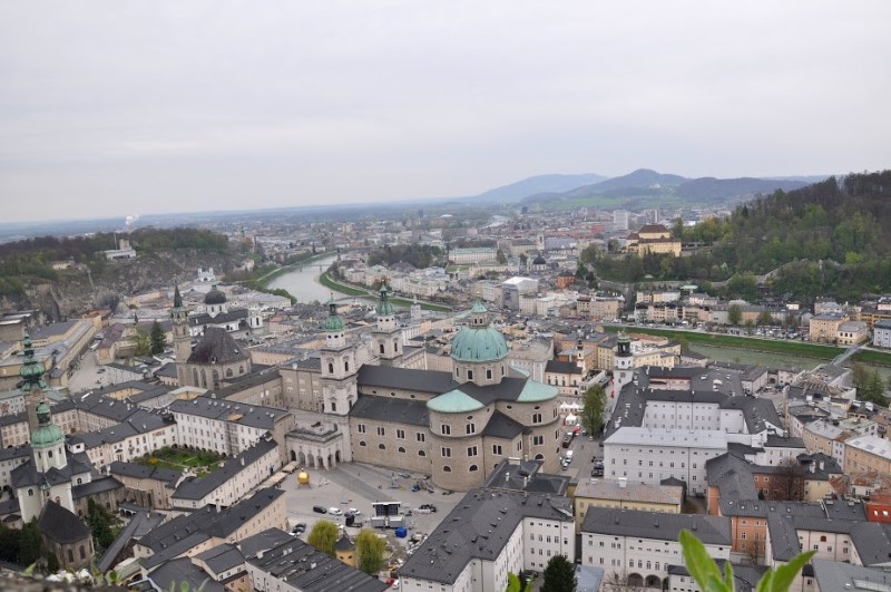 С террас и башен замка Хоэнзальцбург открывается вид на Зальцбург, © Александра Полянская