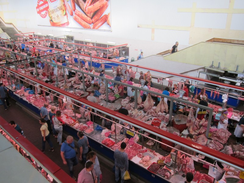 Мясные ряды Старого базара, © О.Алексеев