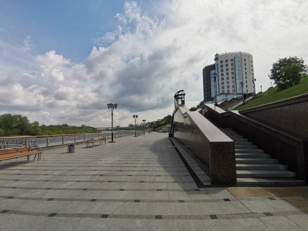 Набережная города Тюмень, © О.Алексеев