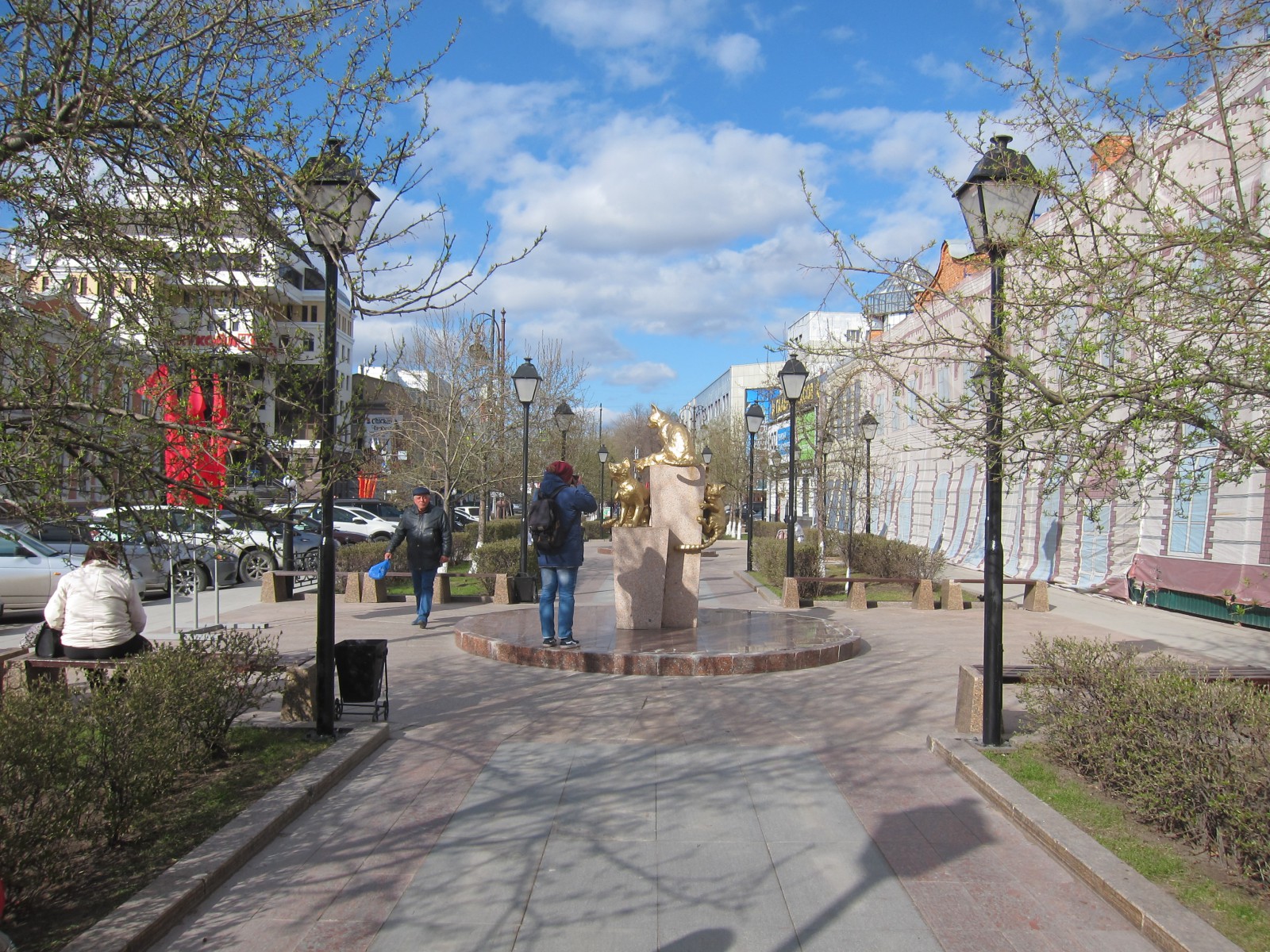 Сквер сибирских кошек, © О.Алексеев