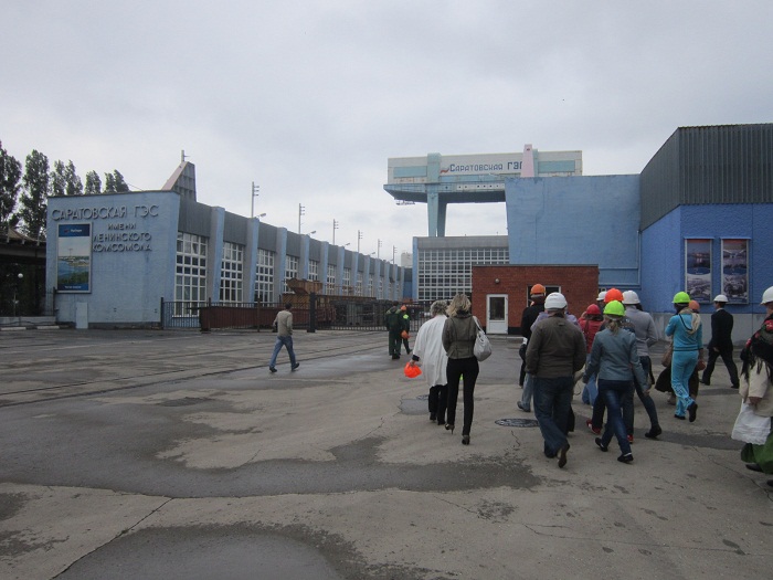 В цех Саратовской ГЭС. © Г.Цыганкова