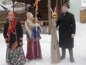 Судогда. Дом народного творчества. Идёт репетиция рождественского представления.