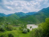 Вид из окна автобуса