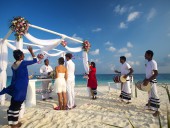Свадебная церемония в Velassaru Maldives